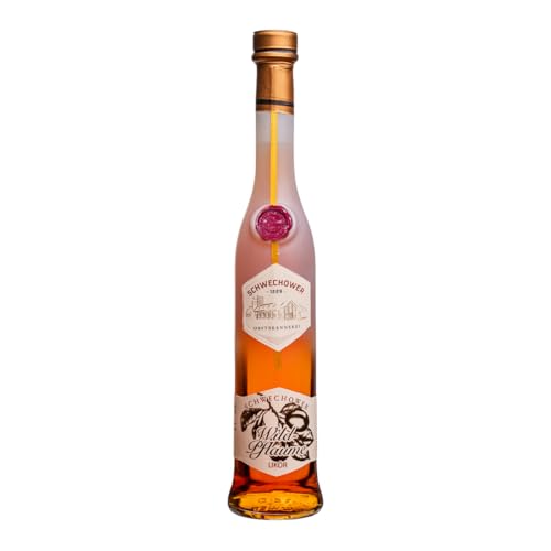 Schwechower Likör Wildpflaume 0,2l (22% Vol.) - Sehr beliebter, edler feinherber Wildpflaumenlikör 200ml - Pflaumenlikör, Pflaumenschnaps von Schwechower Obstbrennerei GmbH