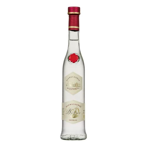 Schwechower Obstbrand Birne 0,2l (40% Vol) - Williams Birnenbrand (Williams-Birne), mild & fruchtig aus Mecklenburg-Vorpommern | 200ml Flasche | Schnaps aus Deutschland | Schwechower Obstbrennerei von Schwechower Obstbrennerei GmbH