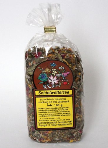 1000Kräuter Schietwettertee Kräutertee Kräuterteemischung (100g) von 1000Kräuter