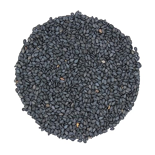 1000Kräuter Sesam schwarz ganz Sesamsaat Sesamsamen schwarzer Sesam Saat (500g) von 1000Kräuter