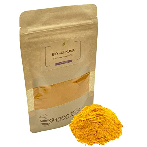 BIO Kurkuma 50g, gemahlen, intensiver Kurkuma-Geschmack, aus Indien, organic BIO Kurkuma 50g, gemahlen, intensiver Kurkuma-Geschmack, aus Indien, organic von 1000tees