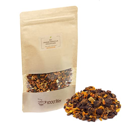 Früchtetee BIO Orange-Maracuja-Früchtchen Sylter Hausrezept mit Maracuja-Orange-Geschmack, fruchtig, zitrus-fruchtig, lieblich, frisch abgefüllt Früchtetee BIO Orange-Maracuja-Früchtchen Sylter Hausrezept mit Maracuja-Orange-Geschmack, fruchtig, zitrus-fruchtig, lieblich, frisch abgefüllt von 1000tees