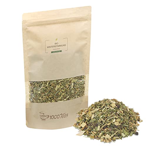 BIO Winterstimmung Kräutertee mit Minze-Geschmack, würzig, minzig, frisch abgefüllt BIO Winterstimmung Kräutertee mit Minze-Geschmack, würzig, minzig, frisch abgefüllt von 1000tees
