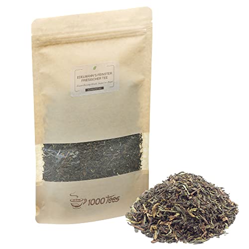 Blend (Mischung) Edelmann´s Feinster Friesischer Tee Green Oolong Black Friesenblend aus China, mittelkräftig, fruchtig, frisch abgefüllt von 1000tees