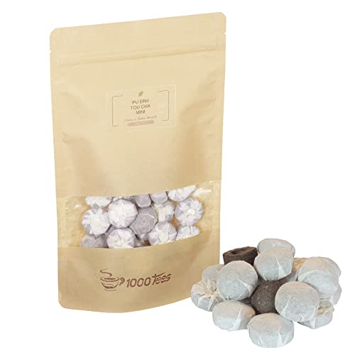 China Pu Erh Tou Cha mini schwarz aus China, malzig, erdig, rauchig, mild, frisch abgefüllt China Pu Erh Tou Cha mini schwarz aus China, malzig, erdig, rauchig, mild, frisch abgefüllt von 1000tees
