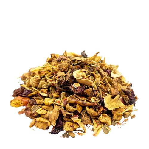 Früchtetee Birne süß und herb mit Birne-Grapefruit-Hibiskus-Geschmack, fruchtig, süß, zimtig, herb, frisch abgefüllt Früchtetee Birne süß und herb mit Birne-Grapefruit-Hibiskus-Geschmack, fruchtig, süß, zimtig, herb, frisch abgefüllt von 1000tees