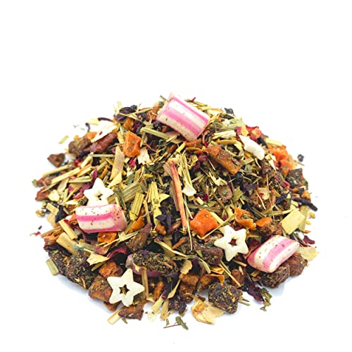 Früchtetee Candy Cane mit Minze-Lemongras-Geschmack, süß, minzig, frisch abgefüllt Früchtetee Candy Cane mit Minze-Lemongras-Geschmack, süß, minzig, frisch abgefüllt von 1000tees