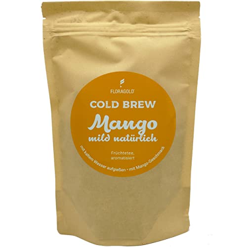 Früchtetee Cold Brew Mango Eistee mit Mango-Geschmack, fruchtig, kalt aufgiessen, in 15 Minuten fertig von 1000tees