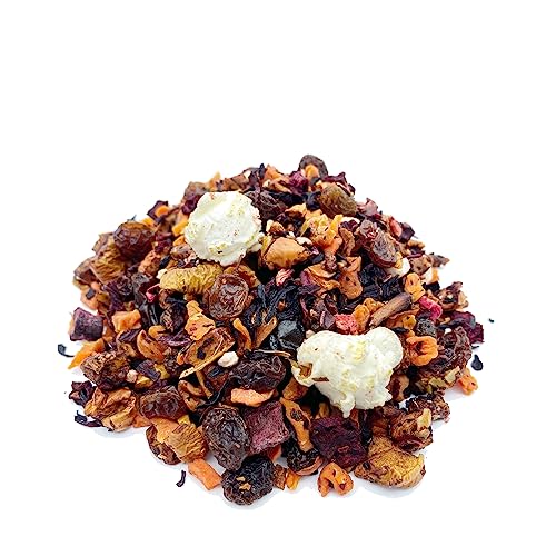 Früchtetee Johannisbeer Himbeer mit Weinbeere-Himbeere-Erdbeere-Johannisbeere-Geschmack, fruchtig, mild, frisch abgefüllt Früchtetee Johannisbeer Himbeer mit Weinbeere-Himbeere-Erdbeere-Johannisbeere-Geschmack, fruchtig, mild, frisch abgefüllt von 1000tees