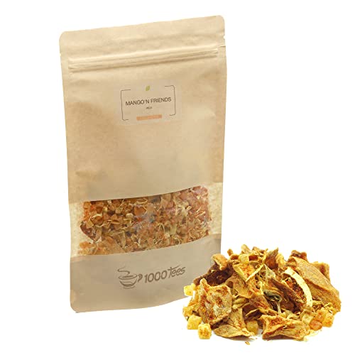 Früchtetee Mango'n Friends mit Mango-Geschmack, mild, lieblich, süß, frisch abgefüllt Früchtetee Mango'n Friends mit Mango-Geschmack, mild, lieblich, süß, frisch abgefüllt von 1000tees