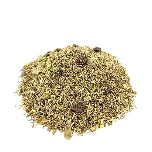 Grüner Rooibos Heidelbeere mit Heidelbeere-Geschmack, fruchtig, frisch, herb, frisch abgefüllt von 1000tees