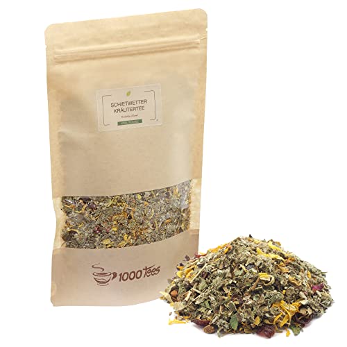 Schietwetter Kräutertee mit Anis-Fenchel-Minze-Geschmack, würzig, mittelkräftig, frisch abgefüllt Schietwetter Kräutertee mit Anis-Fenchel-Minze-Geschmack, würzig, mittelkräftig, frisch abgefüllt von 1000tees