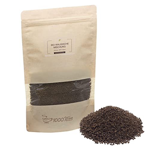 Schwarztee BIO Walisische Mischung aus Assam, kräftig, malzig, frisch abgefüllt von 1000tees
