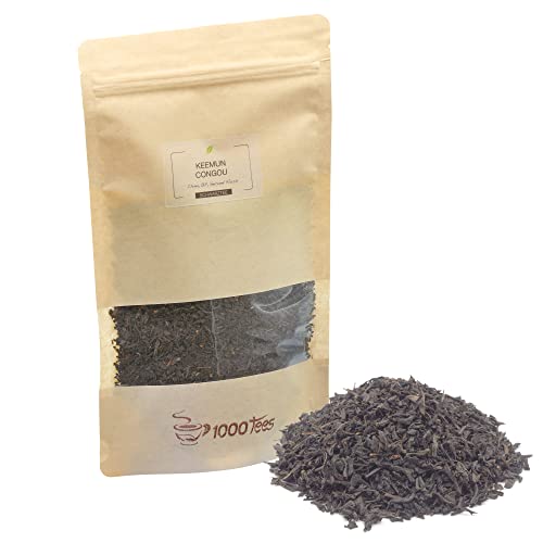 Schwarztee Keemun Congou Second Flush aus China, rauchig, mild, muskatellig, frisch abgefüllt Schwarztee Keemun Congou Second Flush aus China, rauchig, mild, muskatellig, frisch abgefüllt von 1000tees