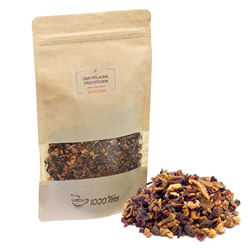 1000tees Früchtetee Zimt-Pflaume-Früchtchen Sylter Hausrezept, 250g, Kräftig, Weihnachtlich, Zimtig, Säuerlich, Koffeinfrei 1000tees Früchtetee Zimt-Pflaume-Früchtchen Sylter Hausrezept, 250g, Kräftig, Weihnachtlich, Zimtig, Säuerlich, Koffeinfrei von 1000tees