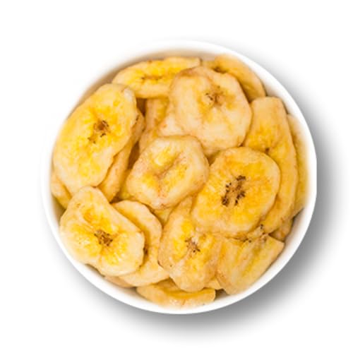 1001 Frucht Bananenchips ohne Zuckerzusatz 250 g getrocknete Bananen mit Honig veredelt I geschmackvolle Bananen Chips I trockene Bananen als Trockenobst von 1001 Frucht