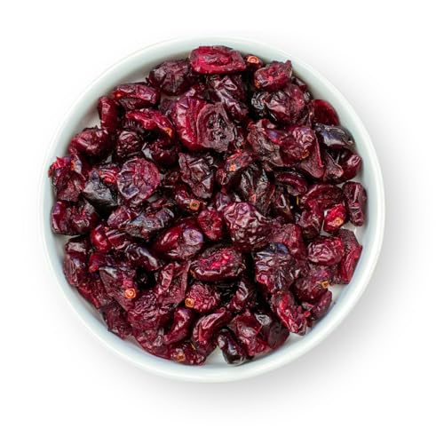 1001 Frucht Cranberries getrocknet ohne Zuckerzusatz 1 kg veredelt mit Ananasdicksaft I Sonnengetrocknete Cranberry Amerikanische Preiselbeere I Enthält von Natur aus Zucker. 1001 Frucht Cranberries getrocknet ohne Zuckerzusatz 1 kg veredelt mit Ananasdicksaft I Sonnengetrocknete Cranberry Amerikanische Preiselbeere I Enthält von Natur aus Zucker. von 1001 Frucht