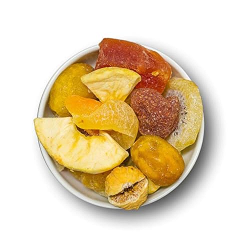 1001 Frucht Trockenfrüchte Mix 1000 g grob I Saftige Fruchtmischung Kandierte Früchte und Trockene Früchte Mix nach Omas Rezept I Fruchtiges Trockenobst gemischt I geschwefelt gentechnikfrei von 1001 Frucht