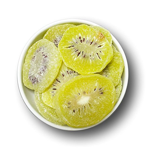 1001 Frucht Kandierte Kiwi Scheiben 250 g leicht geschwefelt I Aromatische Kandierte Früchte ohne Zusatzstoffe I Premium Trockenfrüchte Kiwi als gesunder Früchte Snack Müslifrüchte Knabberei von 1001 Frucht