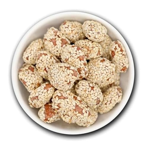 1001 Frucht - Karamellisierte Mandeln mit Sesam - 500Gramm - knackig geröstete Mandeln mit Karamell und weißen Sesam ummantelt 1001 Frucht - Karamellisierte Mandeln mit Sesam - 500Gramm - knackig geröstete Mandeln mit Karamell und weißen Sesam ummantelt von 1001 Frucht