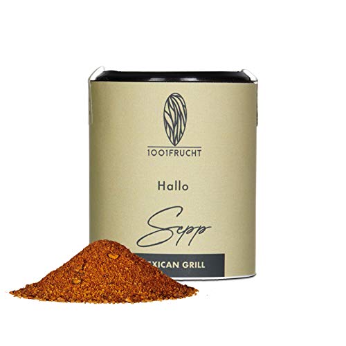 1001 Frucht Mexikanisches Grill-Gewürz "Sepp" 90g I Scharfe Gewürzmischung I Mexikanische Gewürze I Handverlesene Mischung 1001 Frucht Mexikanisches Grill-Gewürz "Sepp" 90g I Scharfe Gewürzmischung I Mexikanische Gewürze I Handverlesene Mischung von 1001 Frucht