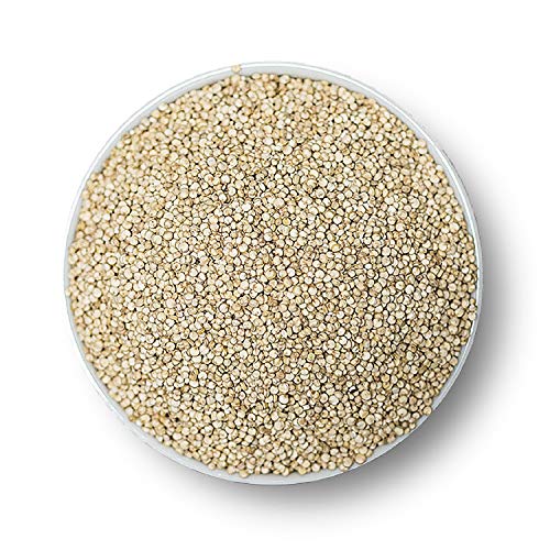 1001 Frucht Bio Quinoa weiß naturbelassen 500 g - Glutenfreie Quinoa Samen ohne Konservierungsstoffe & Zusätze I Pseudo Getreide vegane vegetarische Ernährung I Weiße Bio-Quinoa aus Peru von 1001 Frucht