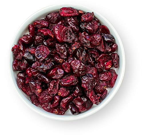 1001 Frucht Cranberries getrocknet ohne Zuckerzusatz 1 kg veredelt mit Ananasdicksaft I Sonnengetrocknete Cranberry Amerikanische Preiselbeere I Enthält von Natur aus Zucker. von 1001 Frucht