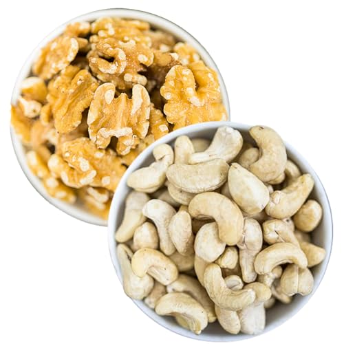 1001 Frucht - Walnüsse 1kg & Cashewkerne 1kg Bundle – Nüsse großpackung – Praktisches Duo! 1001 Frucht - Walnüsse 1kg & Cashewkerne 1kg Bundle – Nüsse großpackung – Praktisches Duo! von 1001 Frucht