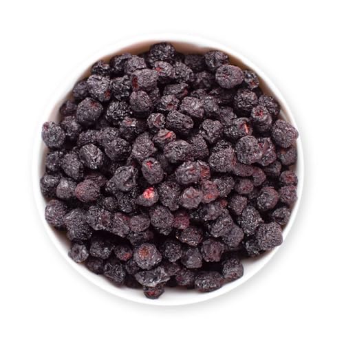 1001 Frucht Blaubeeren Heidelbeeren gefriergetrocknet 100 g I Heidelbeere Protein Powerfood gefriergetrocknete Früchte für Smoothies und Shakes ins Müsli I ganze Früchte I gefriergetrocknete Früchte von 1001 Frucht