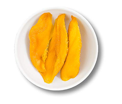 1001 Frucht getrocknete Mango naturbelassen I Fruchtige unbehandelte Trockenfrüchte ohne Zusatzstoffe - Trockene Mango ungezuckert I Sonnengetrocknete saftige Mango Streifen ungeschwefelt (500 g) von 1001 Frucht