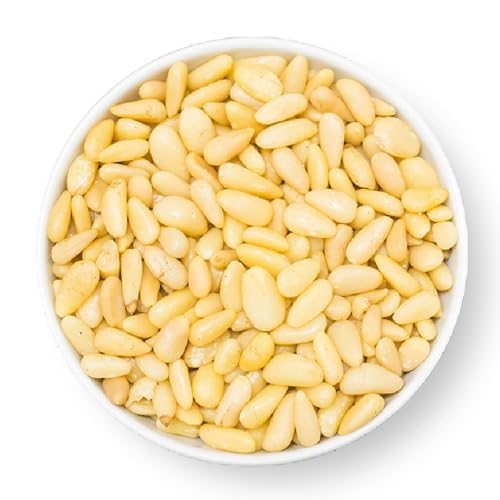 1001 Frucht Pinienkerne 1000 g Naturbelassen I Pine Nuts Vegan Ungeschwefelt Aromatisch I Knabbernüsse als Snack oder Salat bzw Müsli Topping I Pinenuts Roh Geschält und Unbehandelt von 1001 Frucht