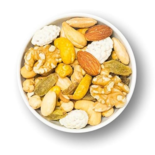 1001 Frucht Studentenfutter "Oriental" 500 g I Nüsse Mix mit Walnuss Mandeln gesalzen Haselnüsse Erdnuss ohne Salz Kichererbsen Cashew gesalzen Sultaninen Cashew Curry Mandeln mit Zucker 1001 Frucht Studentenfutter "Oriental" 500 g I Nüsse Mix mit Walnuss Mandeln gesalzen Haselnüsse Erdnuss ohne Salz Kichererbsen Cashew gesalzen Sultaninen Cashew Curry Mandeln mit Zucker von 1001 Frucht
