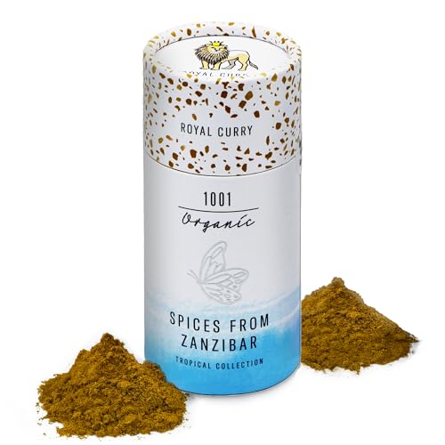 1001 Organic Curry-Pulver aus Sansibar 45 g - frischer Curry gemahlen - aromatisches Gewürz - Gewürz Pulver Spices Gewürzmischung, fein gemahlen & naturbelassen, zum kochen backen grillen & würzen 1001 Organic Curry-Pulver aus Sansibar 45 g - frischer Curry gemahlen - aromatisches Gewürz - Gewürz Pulver Spices Gewürzmischung, fein gemahlen & naturbelassen, zum kochen backen grillen & würzen von 1001 Organic