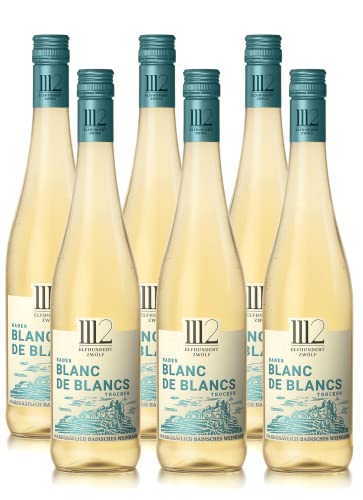 1112 Blanc de Blancs – Weißwein der Marke Elfhundertzwölf (6x 0,75l) von 1112