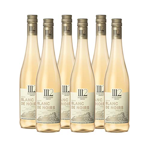 1112 Blanc de Noirs Trocken – Weißwein der Marke Elfhundertzwölf (6 x 0,75l) von 1112