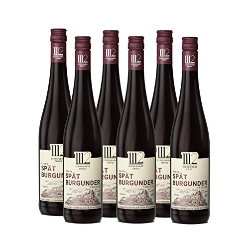 1112 Spätburgunder Trocken – Rotwein der Marke Elfhundertzwölf (6 x 0,75l) von 1112
