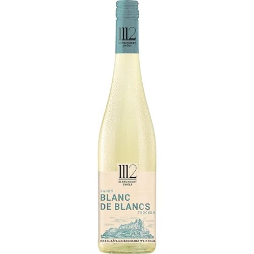 1112 Weißwein Blanc de Blancs trocken 13% vol., 6er Pack (6 x 0.75 l) von 1112