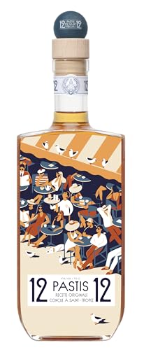 12/12 I Pastis de Saint Tropez Rendezvous en Terrasse I 700 ml Flasche I 45,00% Volume I Original Französicher Pastis 12/12 I Pastis de Saint Tropez Rendezvous en Terrasse I 700 ml Flasche I 45,00% Volume I Original Französicher Pastis von PASTIS