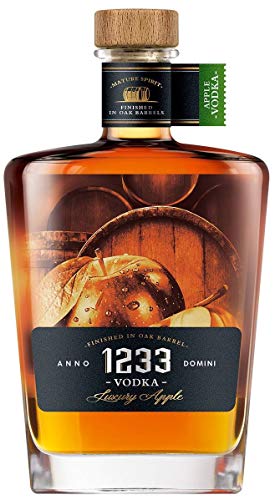 1233 Apple Vodka aus Eichenfässern, Apfelwodka aus Polen, 0,7 L, 40% Vol. 1233 Apple Vodka aus Eichenfässern, Apfelwodka aus Polen, 0,7 L, 40% Vol. von 1233