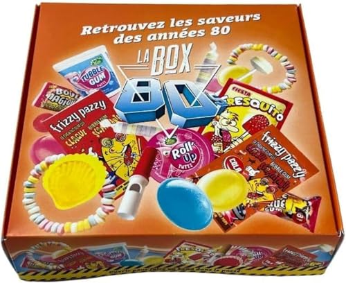 Mini Box Bonbons 80er Jahre-13 verschiedene Referenzen, um den Genuss der Süßigkeiten der 80er Jahre wiederzuentdecken - Süßwarensortiment 300g Mini Box Bonbons 80er Jahre-13 verschiedene Referenzen, um den Genuss der Süßigkeiten der 80er Jahre wiederzuentdecken - Süßwarensortiment 300g von 123bonbon