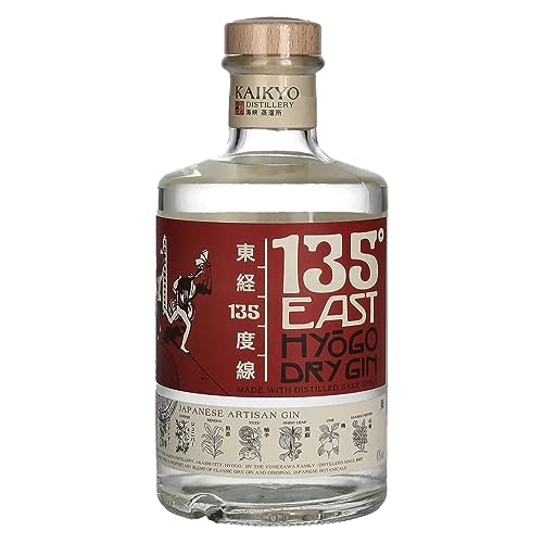 135° EAST Hyōgo Dry Gin 42% Vol. 0,7l 135° EAST Hyōgo Dry Gin 42% Vol. 0,7l von 135 East