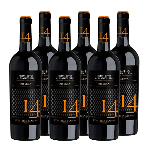 Primitivo di Manduria DOC 14 Riserva (6 x 0.75 l) von Contessa Marina