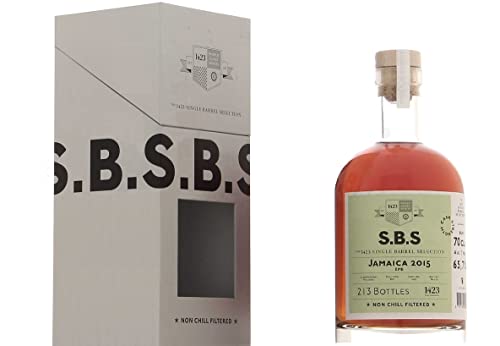 1423 S.B.S JAMAICA Single Barrel Selection Jamaica 2015 65,7% Vol. 0,7l in Geschenkbox von 1423 World Class Spirits