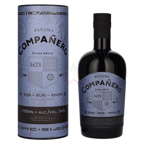 Compañero PANAMA Extra Añejo Rum 54,00% 0,70 Liter von 1423 World Class Spirits