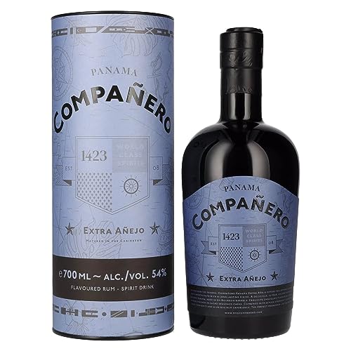 Compañero PANAMA Extra Añejo Spirit Drink 54% Vol. 0,7l in Geschenkbox von 1423 World Class Spirits