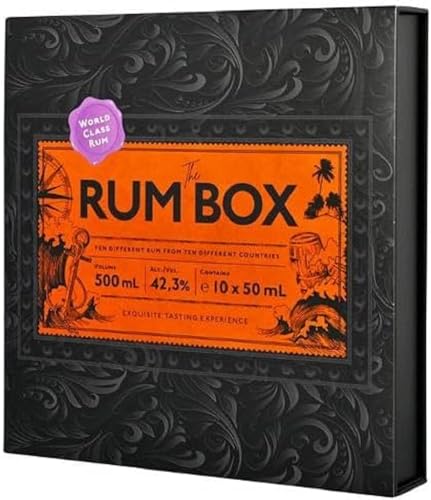 The Rum Box 41,4% Vol. 10x0,05l in Geschenkbox von 1423 World Class Spirits
