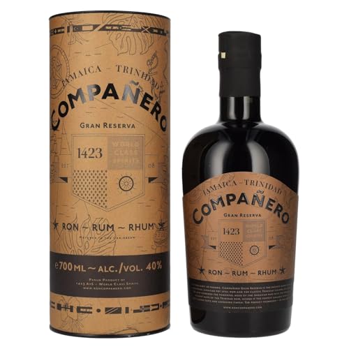 Compañero JAMAICA - TRINIDAD Gran Reserva Rum 40% Vol. 0,7l in Geschenkbox von 1423 World Class Spirits