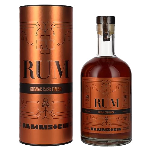 Rammstein Rum Cognac Cask Finish 2021 46% Vol. 0,7l in Geschenkbox von Rammstein