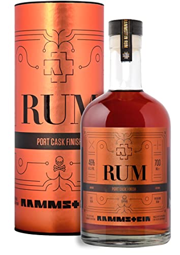 Rammstein Rum Port Cask Finish Limited Edition 46Prozent Vol. 0,7l in Geschenkbox von 1423 World Class