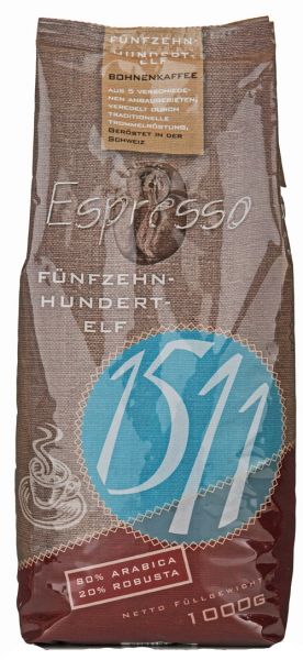 Fünfzehnhundertelf 1511 Espresso von 1511 Fünfzehnhundertelf